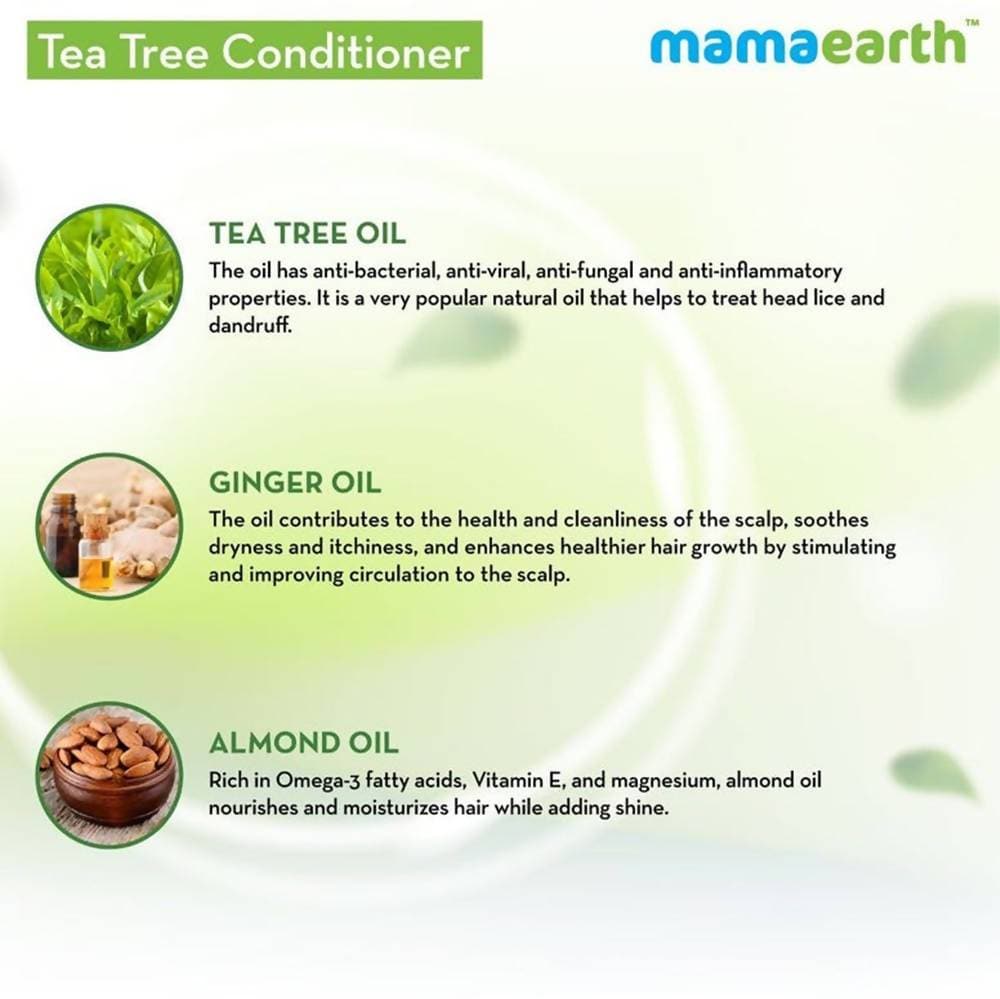 Mamaearth Tea Tree Conditioner For Dandruff Free Hair Mytrendzcart