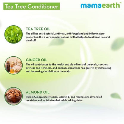 Mamaearth Tea Tree Conditioner For Dandruff Free Hair Mytrendzcart