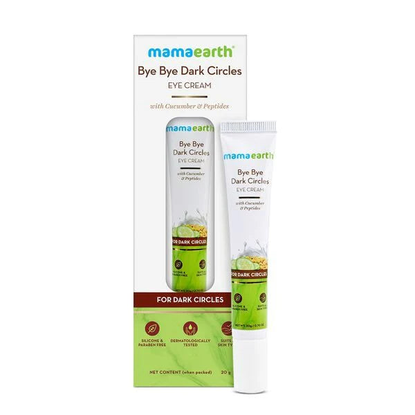 Mamaearth Bye Bye Dark Circles Eye Cream -20 ml - Pack of 1 Mytrendzcart