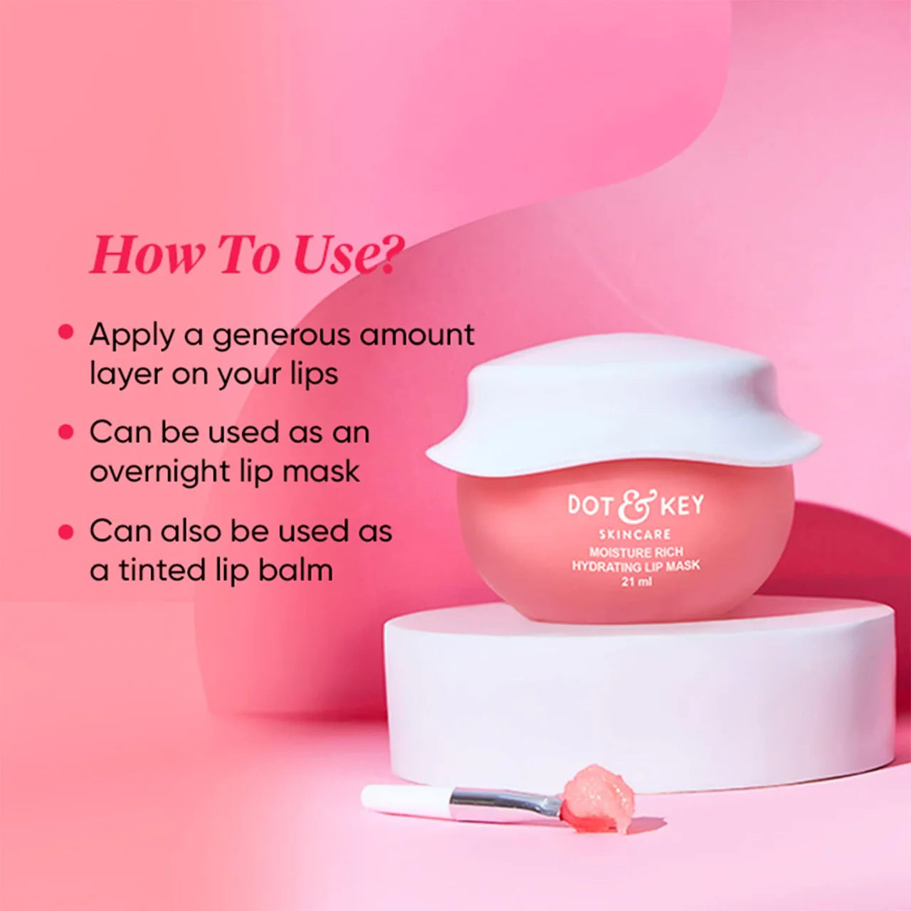 Dot & Key Moisture Rich Hydrating Lip Mask -21 ml Mytrendzcart