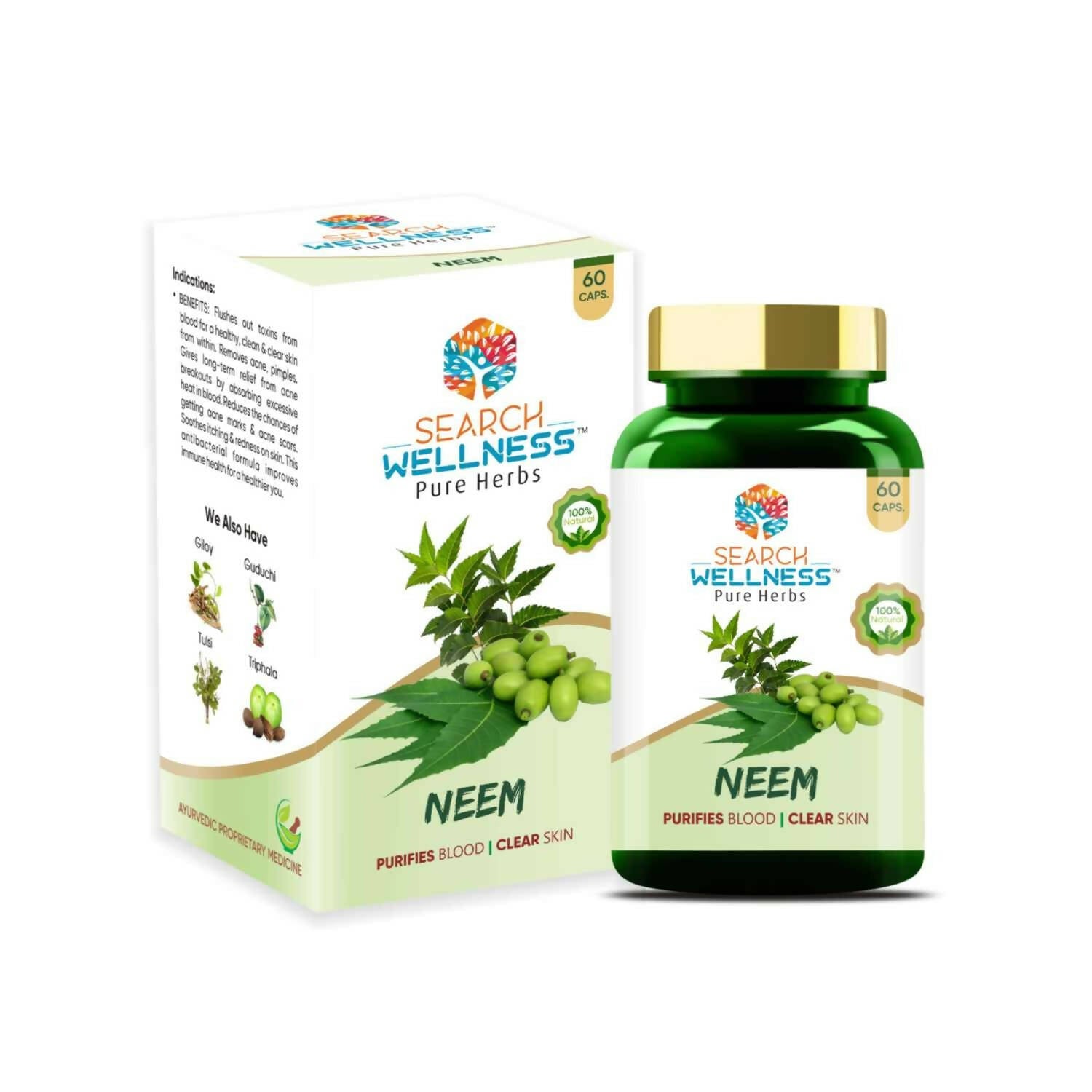 Search Wellness Neem Capsules - Mytrendzcart