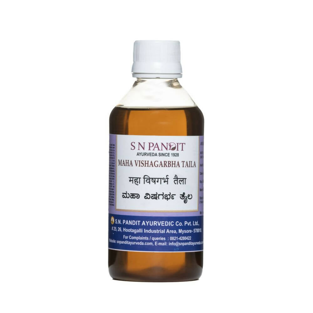 S N Pandit Ayurveda Maha Vishagarbha Taila - Mytrendzcart
