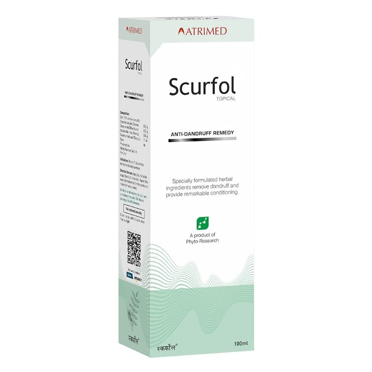 Atrimed Ayurvedic Scurfol Topical Shampoo Mytrendzcart