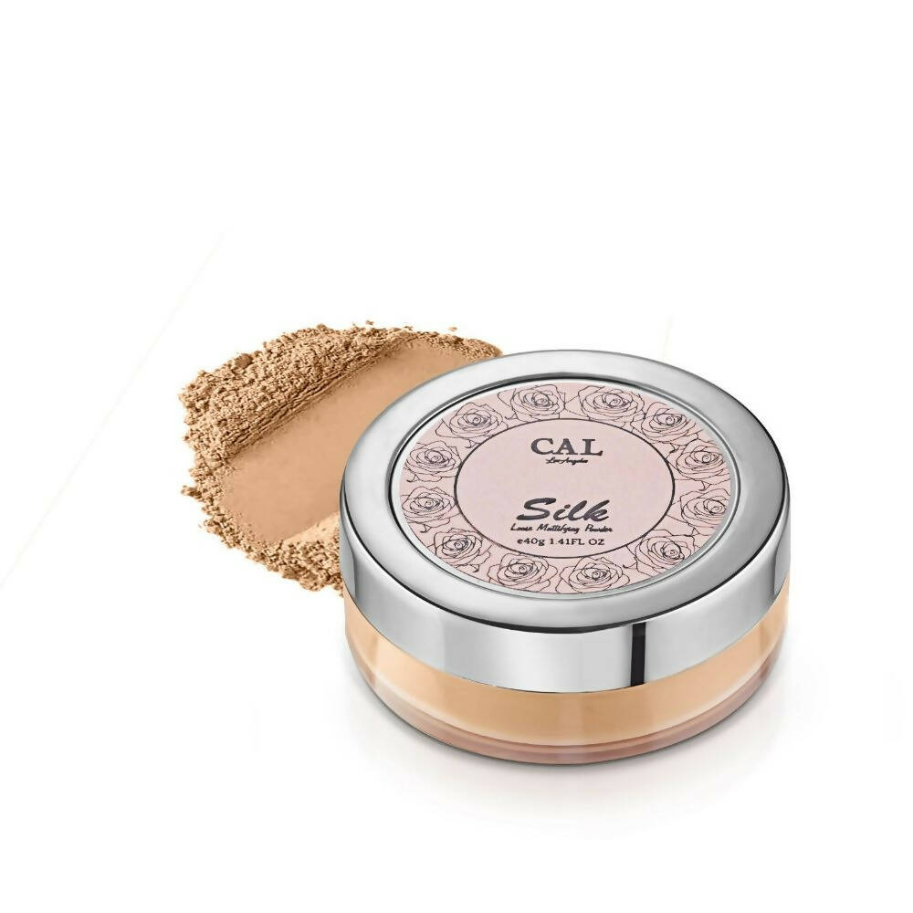 Cal Los Angeles Silk Loose Mattifying Powder For The High Definition Look - Caramel - Mytrendzcart