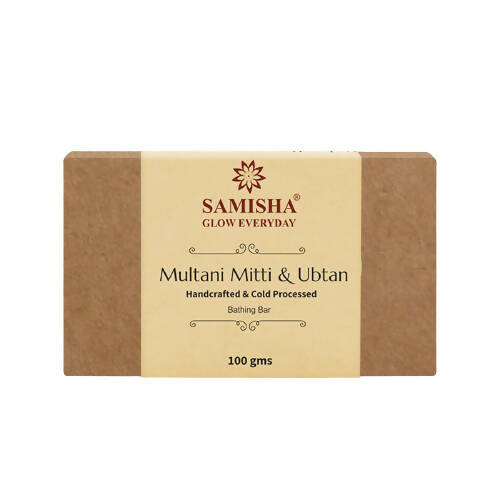 Samisha Organic Multani Mitti & Ubtan Skin Rejuvenating Bathing Bar - Mytrendzcart
