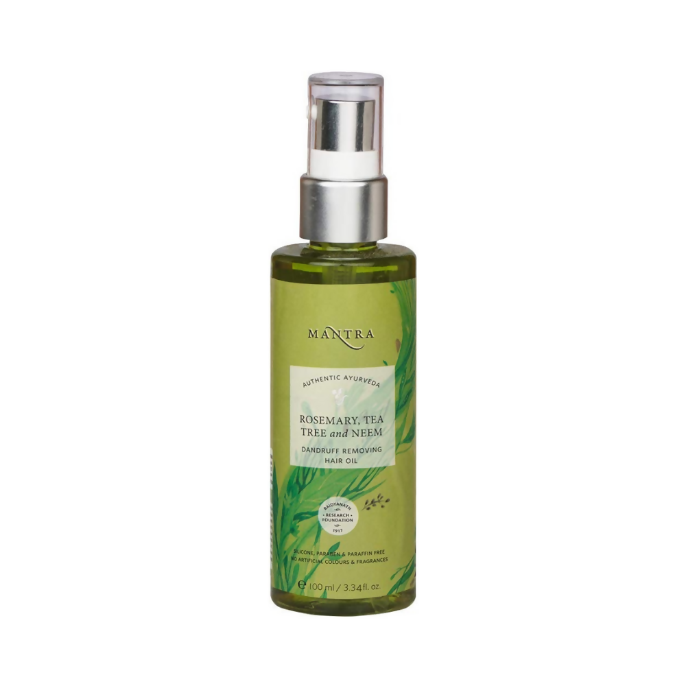 Mantra Herbal Rosemary, Tea Tree and Neem Clarifying Hair Oil - Mytrendzcart