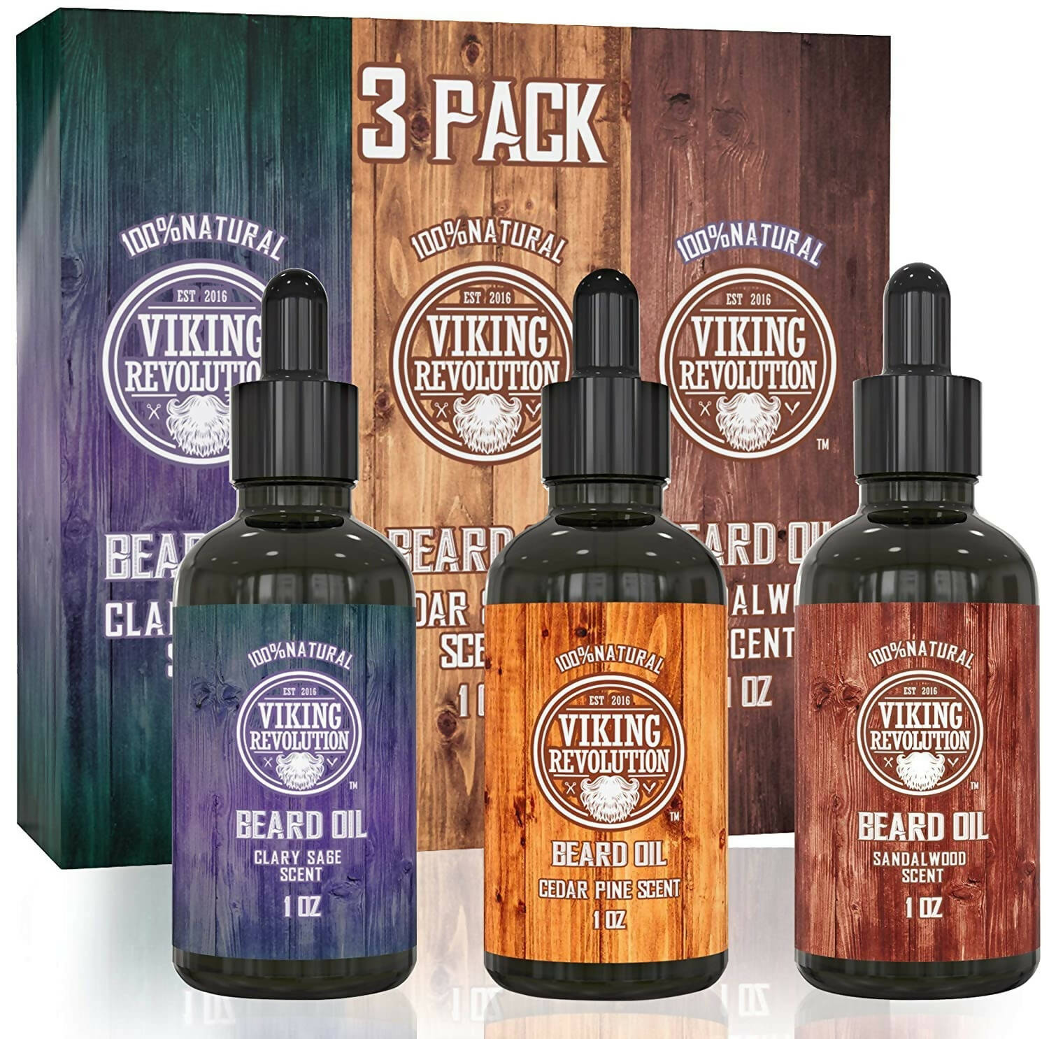 Viking Revolution Beard Oil Combo - Mytrendzcart