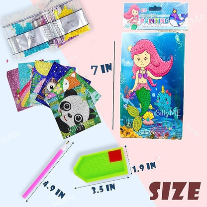 SILLYME 24pcs Return Gifts Birthday Party Kids - Diamond Painting kit for Kids | DIY Art and Craft kit | Best Birthday Return Gifts for Kids in Bulk - Return Gifts for Kids Age 8-12 Age 3-5 Mytrendzcart