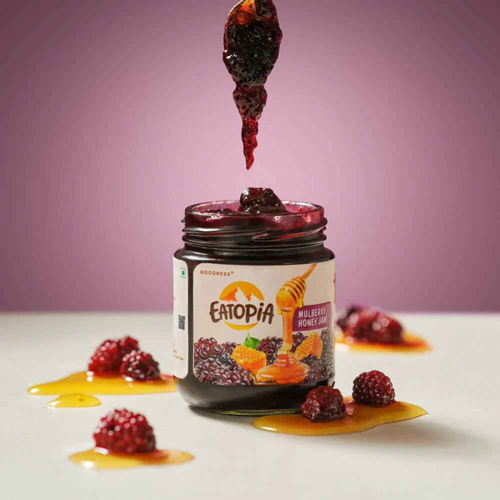 Eatopia Mulberry Honey Jam -240 gm Mytrendzcart