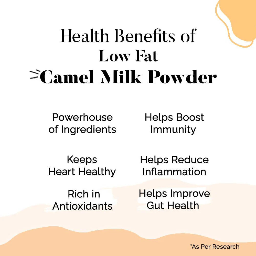 Hye Foods Low Fat Camel Milk Powder -20 gm - Pack of 15 Mytrendzcart