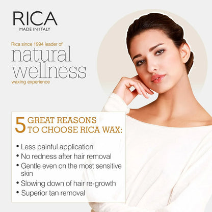 Rica Brazilian Wax with Avocado Butter, Natural & Stripless Wax -800 ml Mytrendzcart