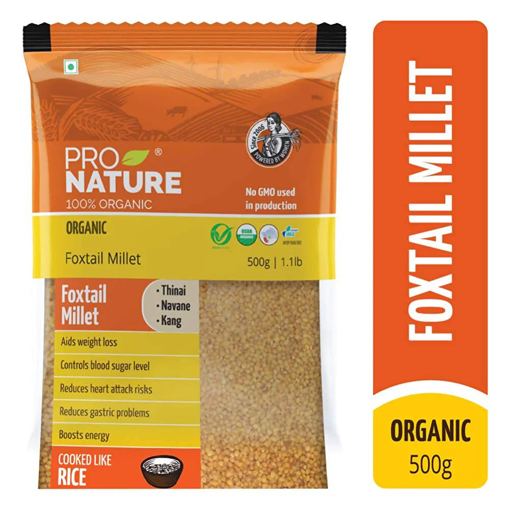 Pro Nature Organic Foxtail Millet -500 gm Mytrendzcart