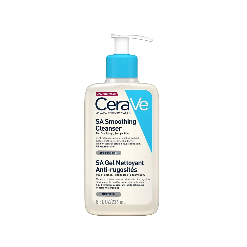 Cerave SA Smoothing Cleanser for Dry Rough Bumpy Skin - Mytrendzcart