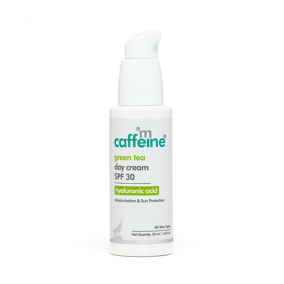 mCaffeine Hyaluronic Acid Green Tea Day Cream with SPF 30 PA++ - Mytrendzcart