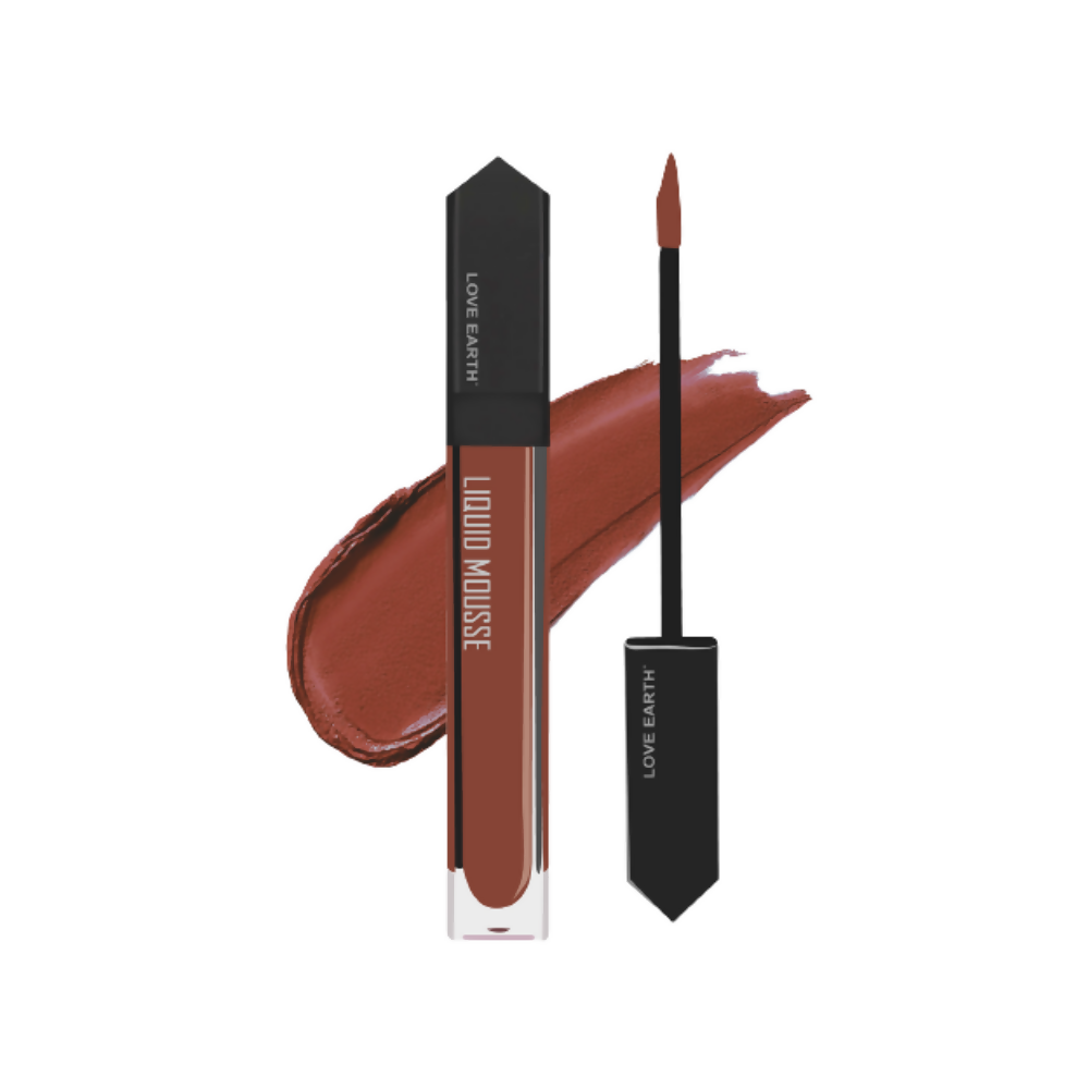 Love Earth Liquid Mousse Lipstick - Spanish Coffee - Mytrendzcart