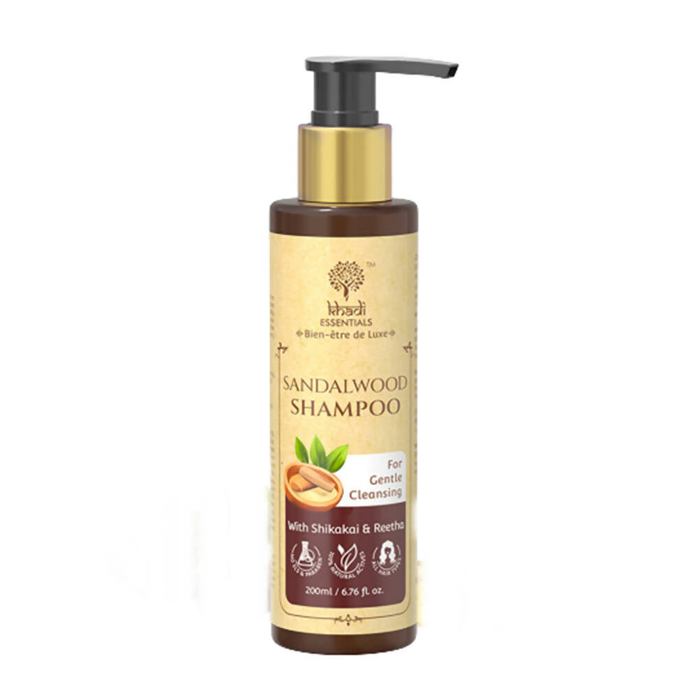 Khadi Essentials Sandalwood Shampoo - Mytrendzcart