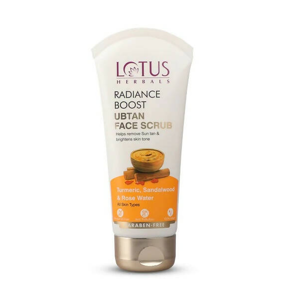 Lotus Herbals Radiance Boost Ubtan Face Scrub - Mytrendzcart