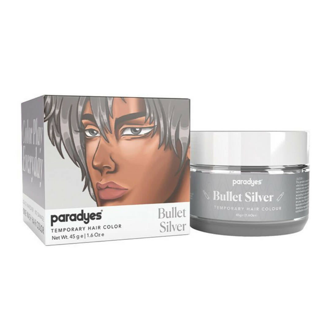 Paradyes Temporary Hair Color - Bullet Silver - Mytrendzcart