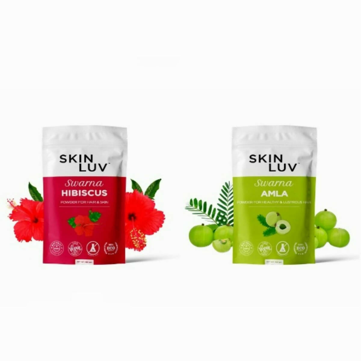 SkinLuv Swarna Hibiscus Powder And Amla Powder Combo - Mytrendzcart