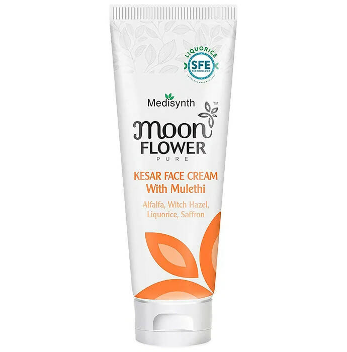 Medisynth Naturals Moonflower Kesar Mulethi Face Cream - Mytrendzcart