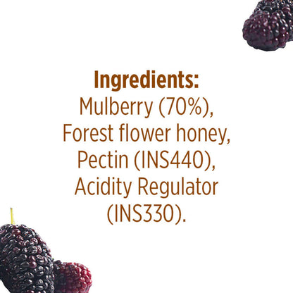 Eatopia Mulberry Honey Jam -240 gm Mytrendzcart