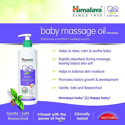 Himalaya Baby Massage Oil -50 ml Mytrendzcart