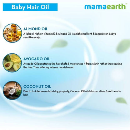 Mamaearth Nourishing Hair Oil For Babies -100 ml Mytrendzcart