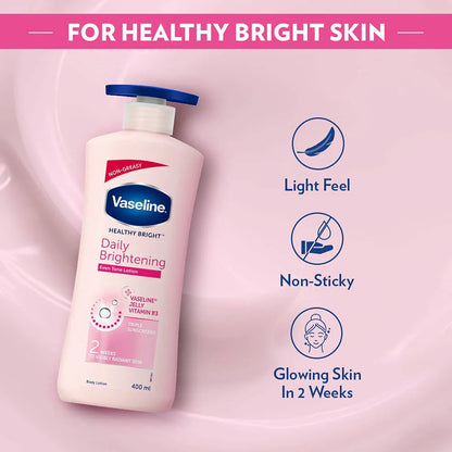 Vaseline Healthy Bright Daily Brightening Body Lotion -100 ml Mytrendzcart