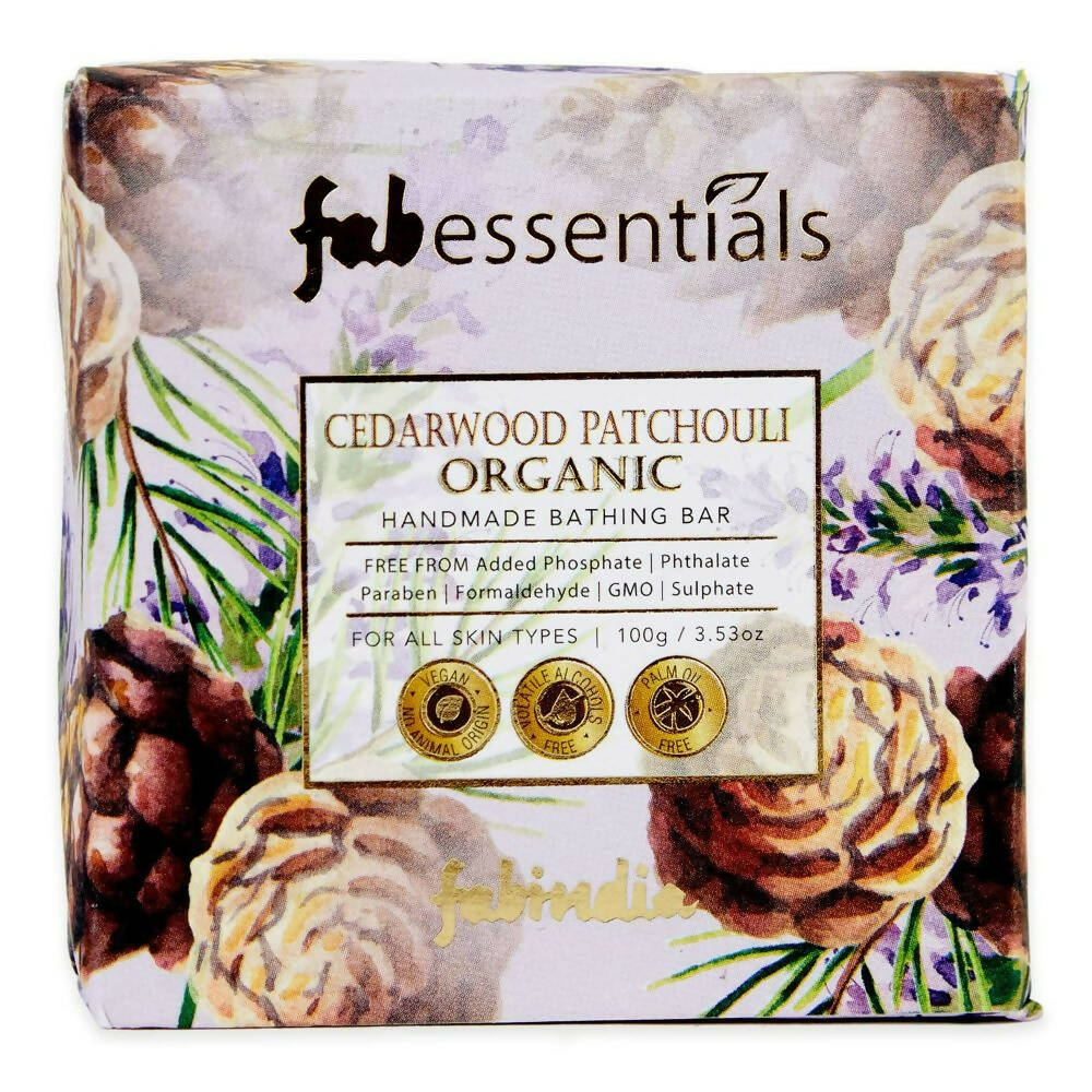 Fabessentials Cedarwood Patchouli Handmade Bathing Bar - Mytrendzcart