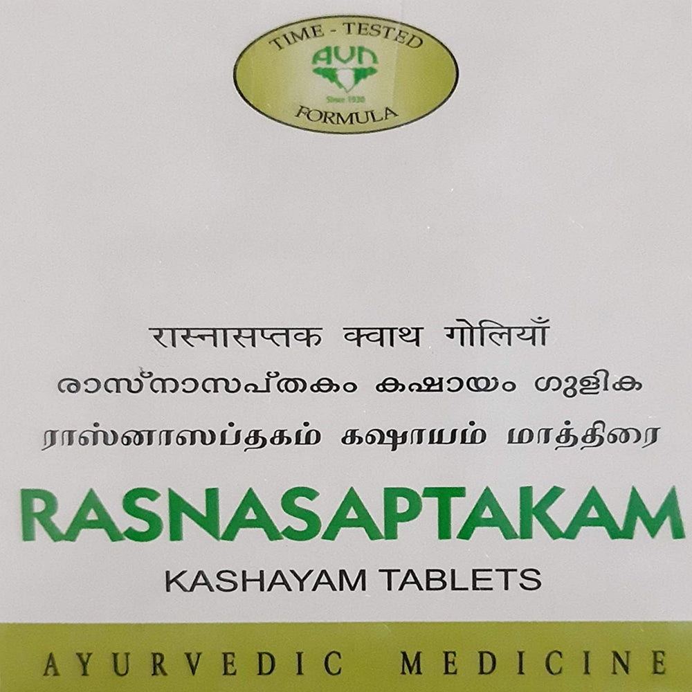 Avn Ayurveda Rasnasaptakam Kashayam Tablet Mytrendzcart