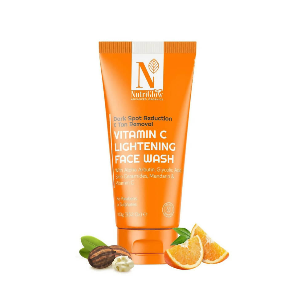 Nutriglow Advanced Organics Vitamin C Lightening Face Wash - Mytrendzcart