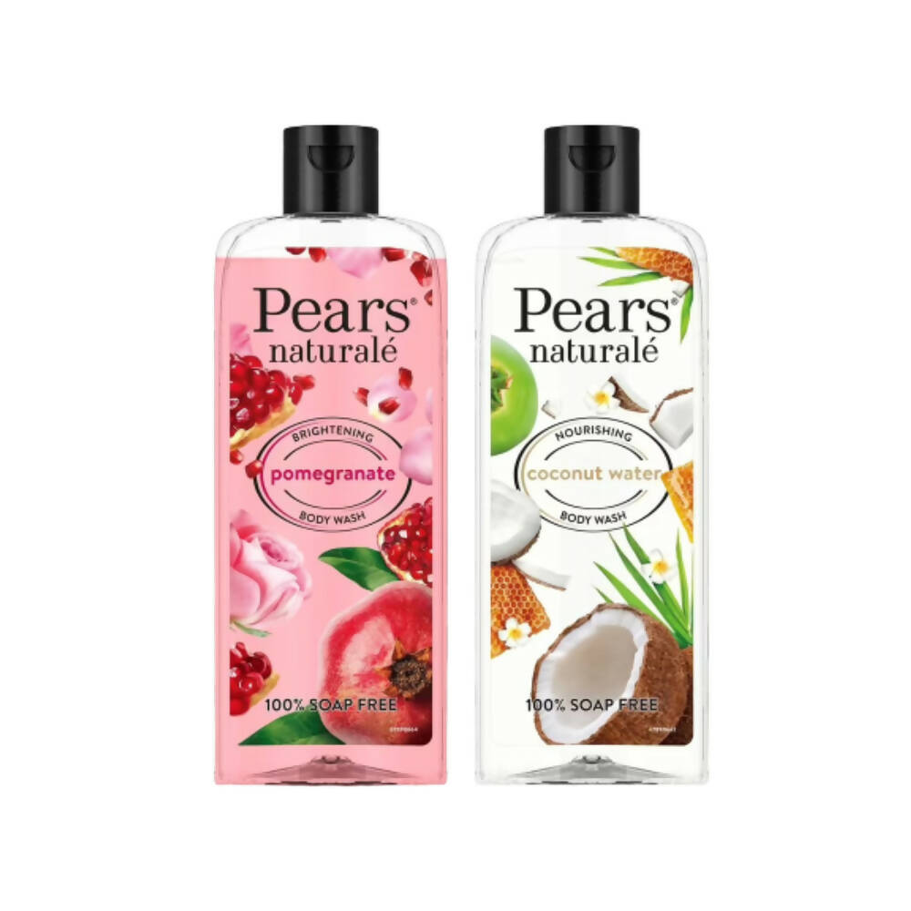 Pears Naturale Brightening Pomegranate & Nourishing Coconut Water Body Wash Combo - Mytrendzcart