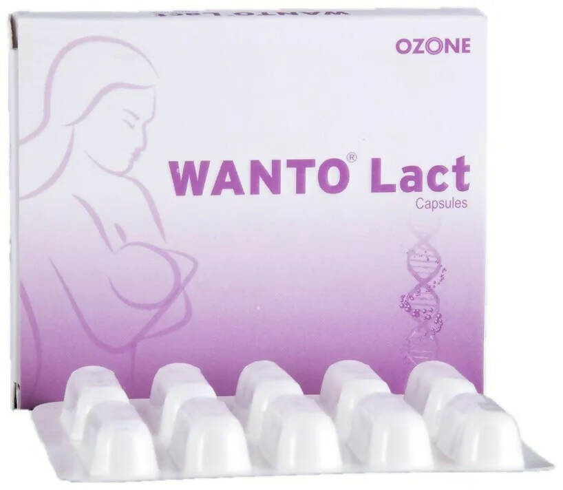 Ozone Ayurvedics Wanto Lact Capsules - Mytrendzcart