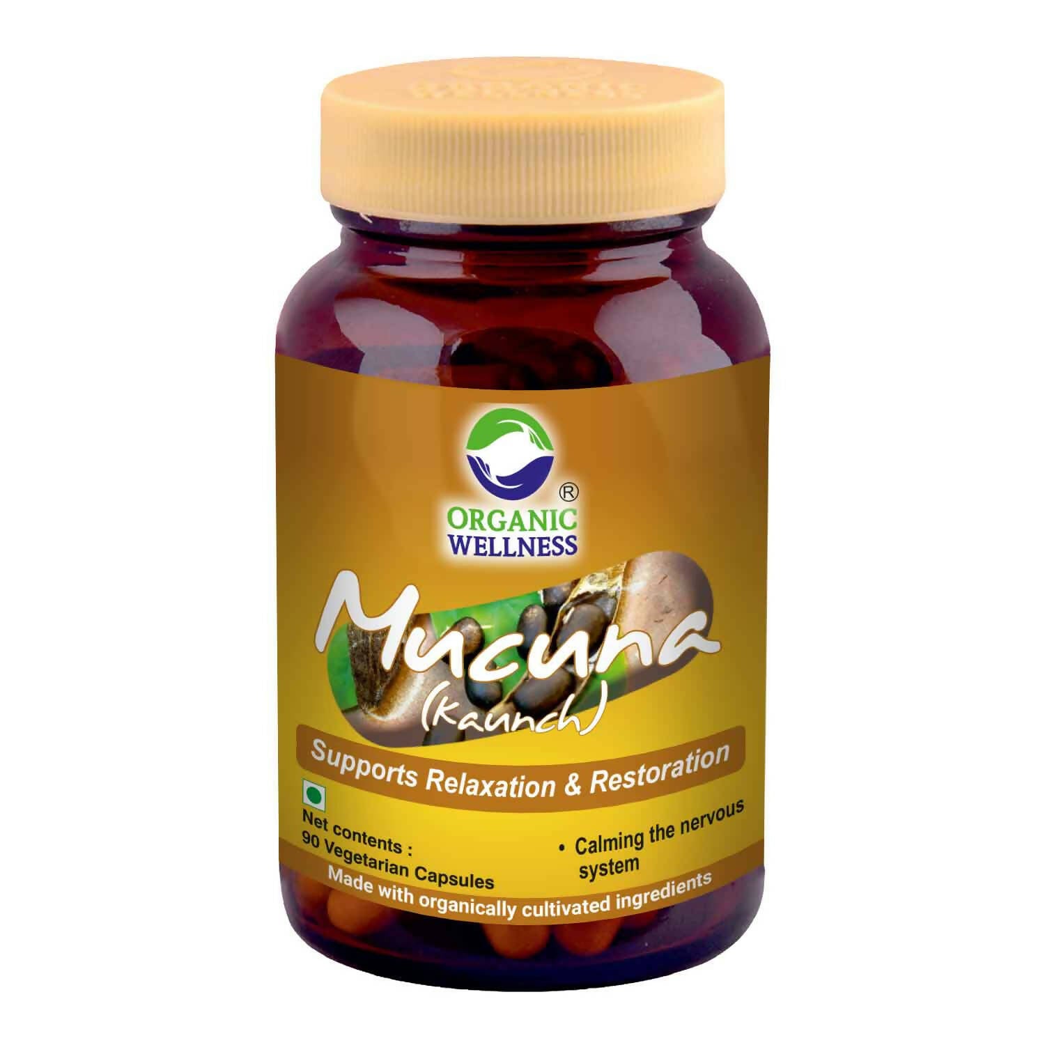 Organic Wellness Kapikachhu Vegetarian Capsules - Mytrendzcart