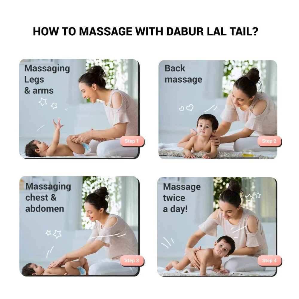 Dabur Lal Tail - Ayurvedic Baby Massage Oil -100 ml Mytrendzcart