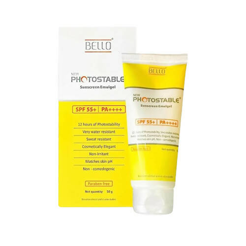 Bello Photostable Sunscreen Emulgel SPF 55+ - Mytrendzcart