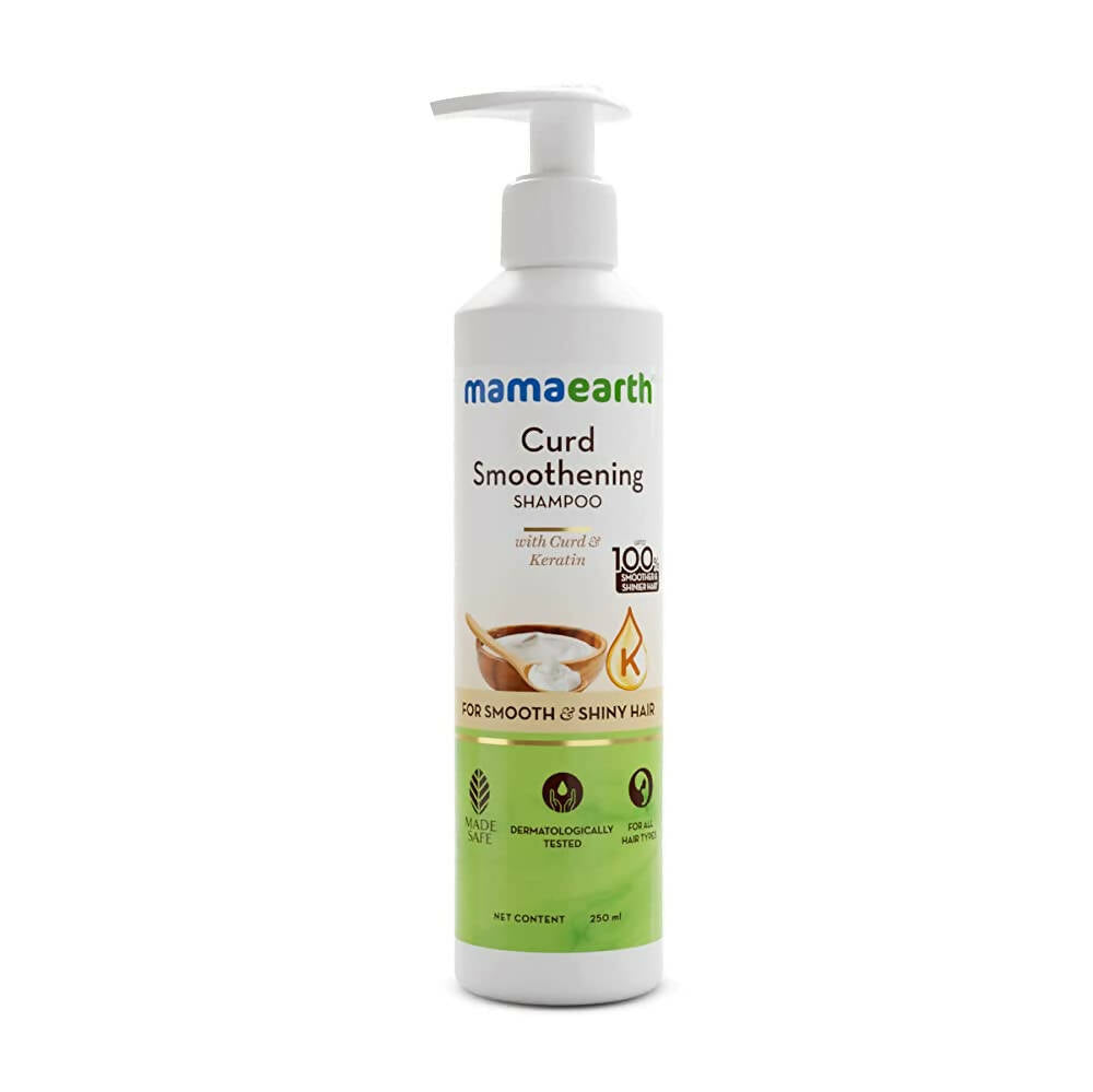 Mamaearth Curd Smoothening Shampoo for Smooth & Shiny Hair - Mytrendzcart