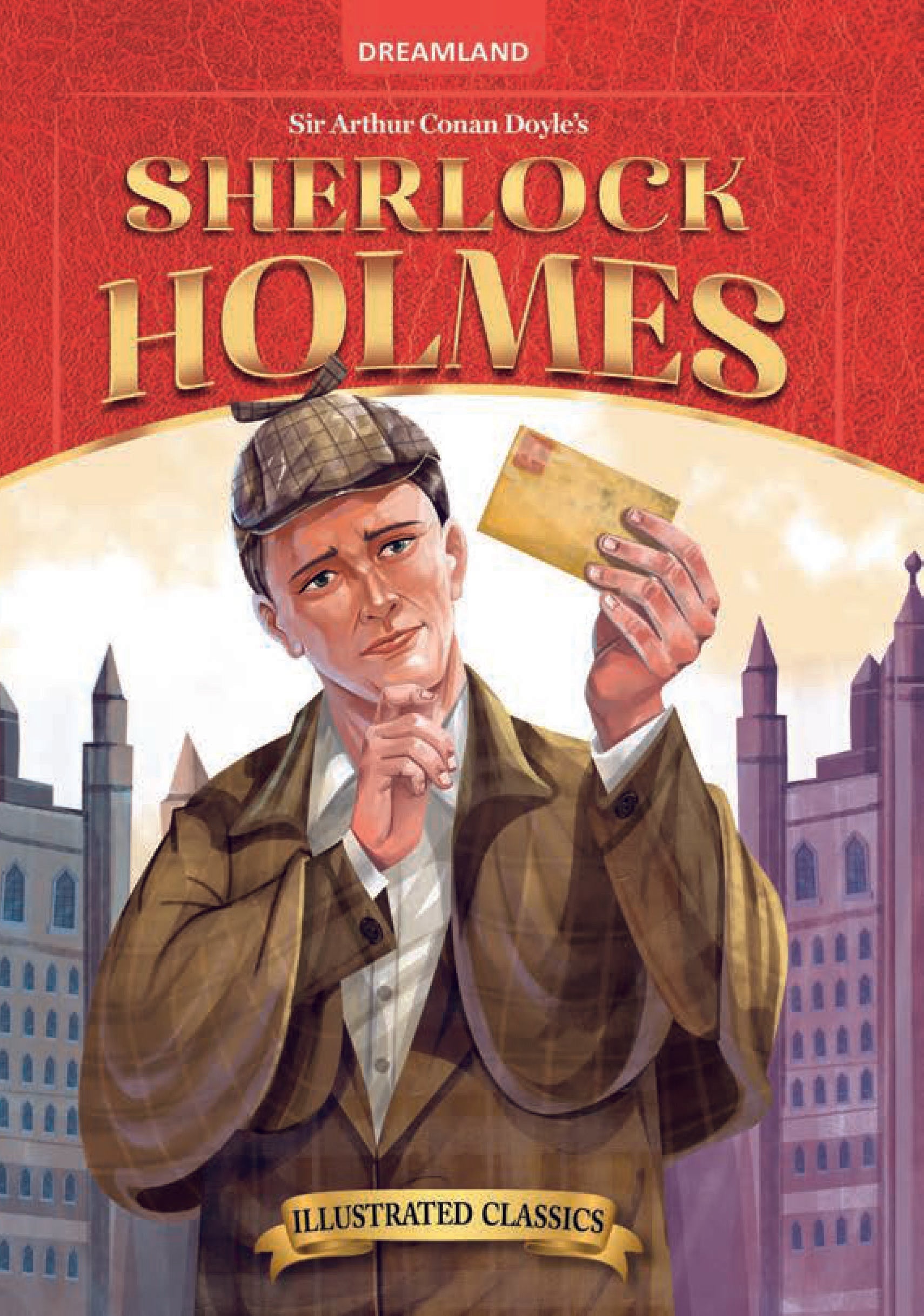 Dreamland Publications Sherlock Holmes- Illustrated Abridged Classics for Children with Practice Questions : Children Classic Fiction Book - Mytrendzcart