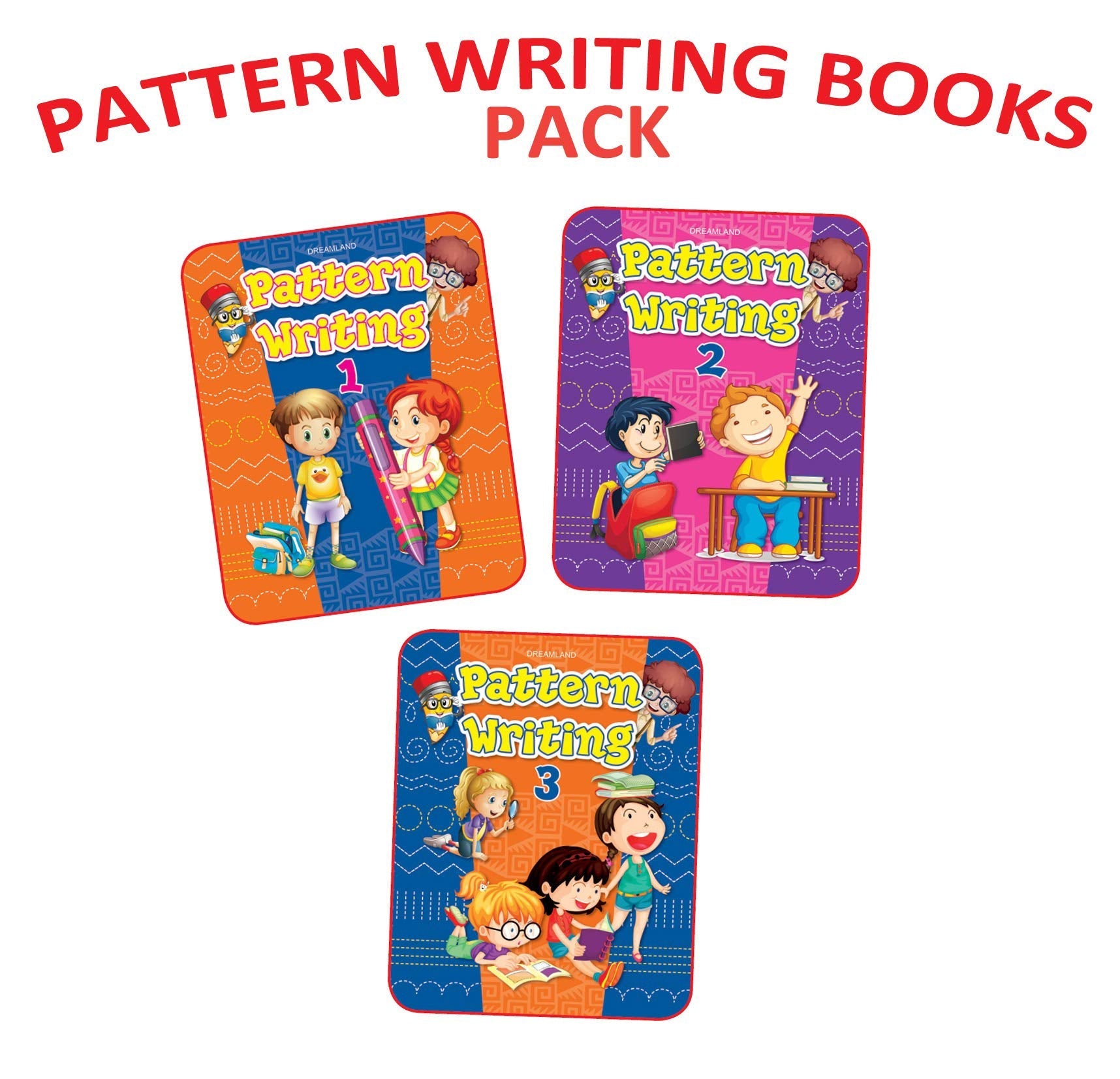 Dreamland Pattern Writing Book Combo For Kids - Mytrendzcart