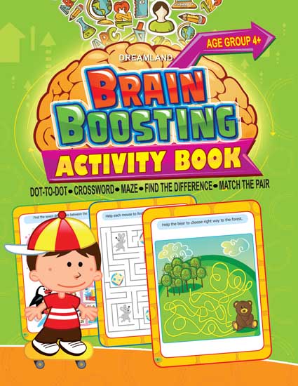 Dreamland Publications Brain Boosting - Find The Difference (Age 4+) : Children Interactive & Activity Book - Mytrendzcart