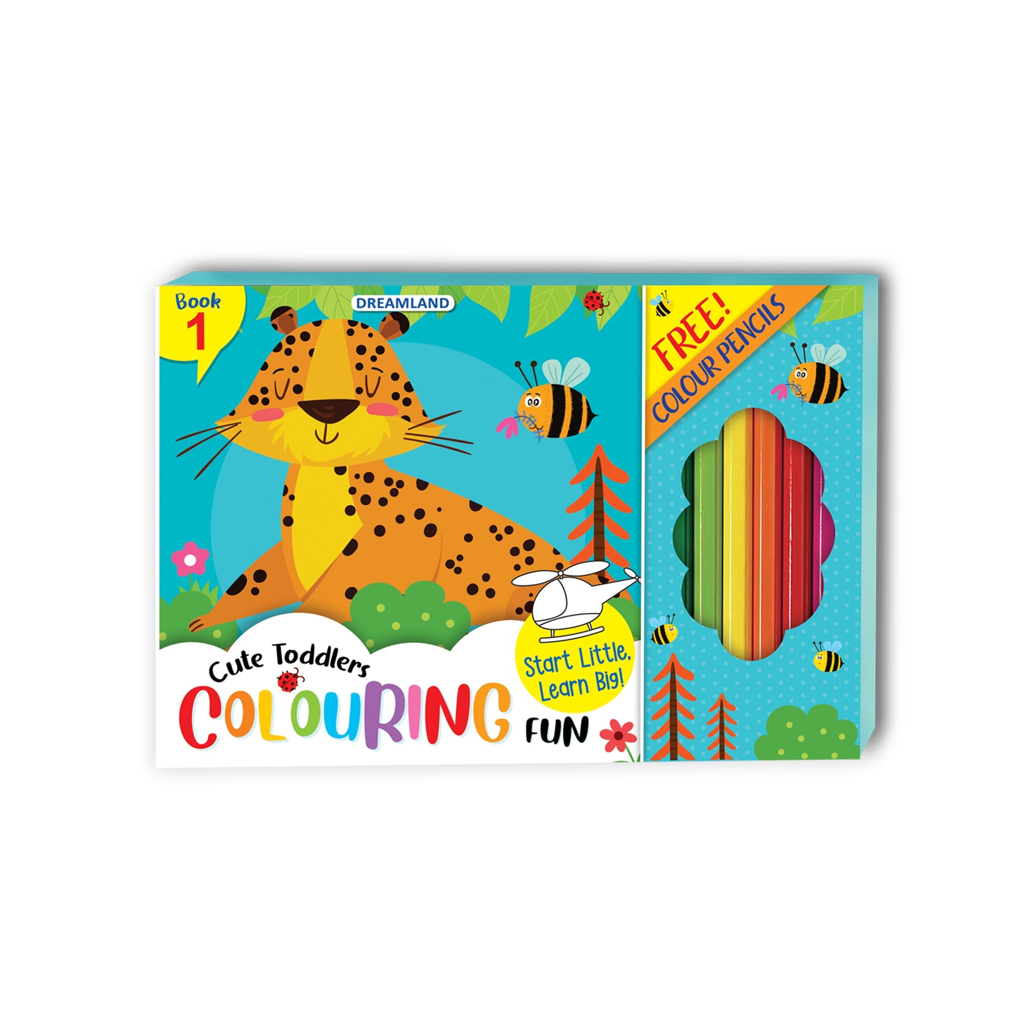 Dreamland Publications Cute Toddlers Colouring Fun Book 1 for Kids - Mytrendzcart