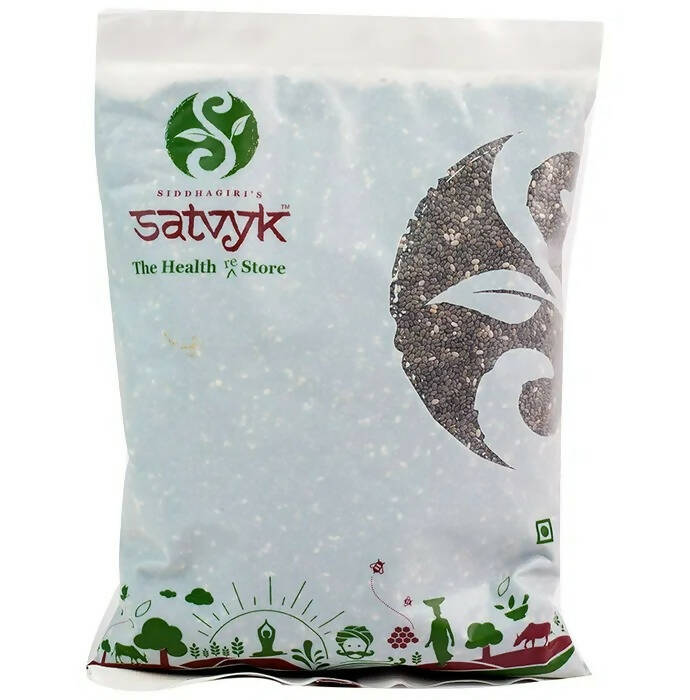 Siddhagiri's Satvyk Black Chia Seeds - Mytrendzcart