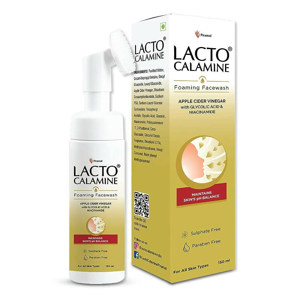 Lacto Calamine Apple Cider Vinegar Foaming Face Wash - Mytrendzcart