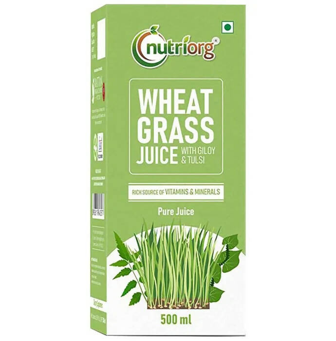 Nutriorg Wheat Grass Juice with Giloy & Tulsi - Mytrendzcart