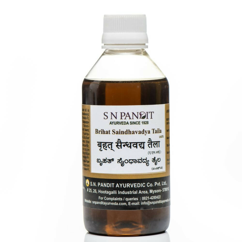 S N Pandit Ayurveda Brihat Saindhavadi Taila - Mytrendzcart