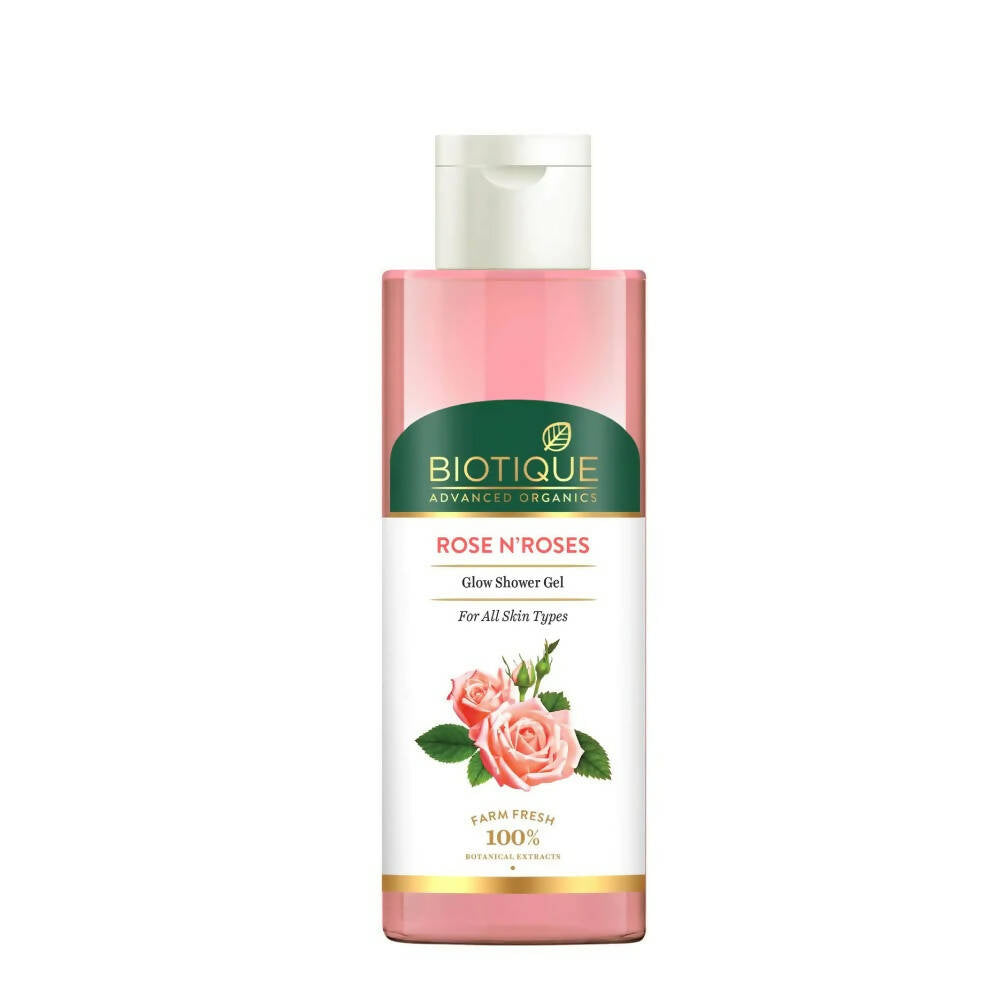 Biotique Rose n'Roses Glow Shower Gel - Mytrendzcart