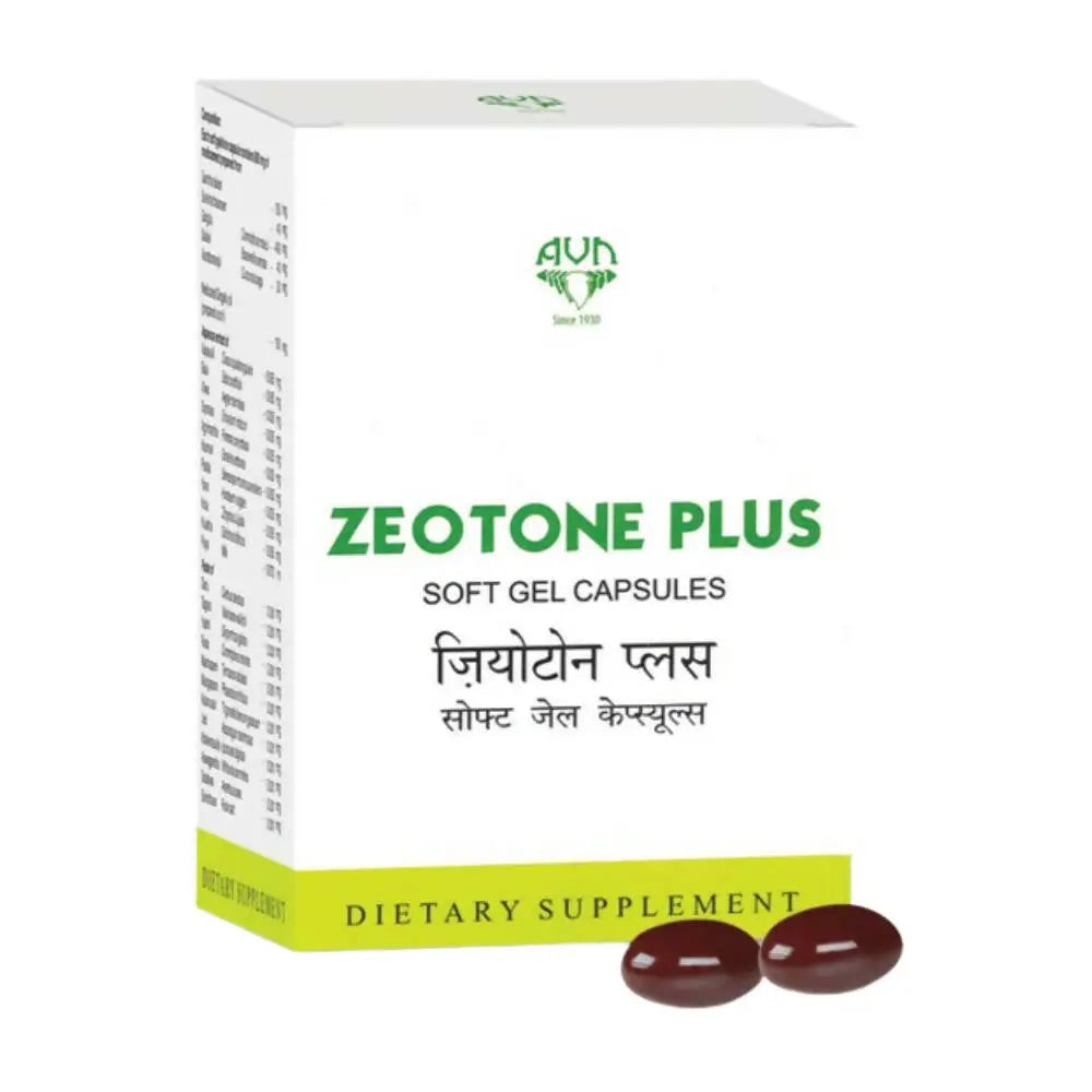 AVN Ayurveda Zeotone Plus Soft Gel Capsules - Mytrendzcart