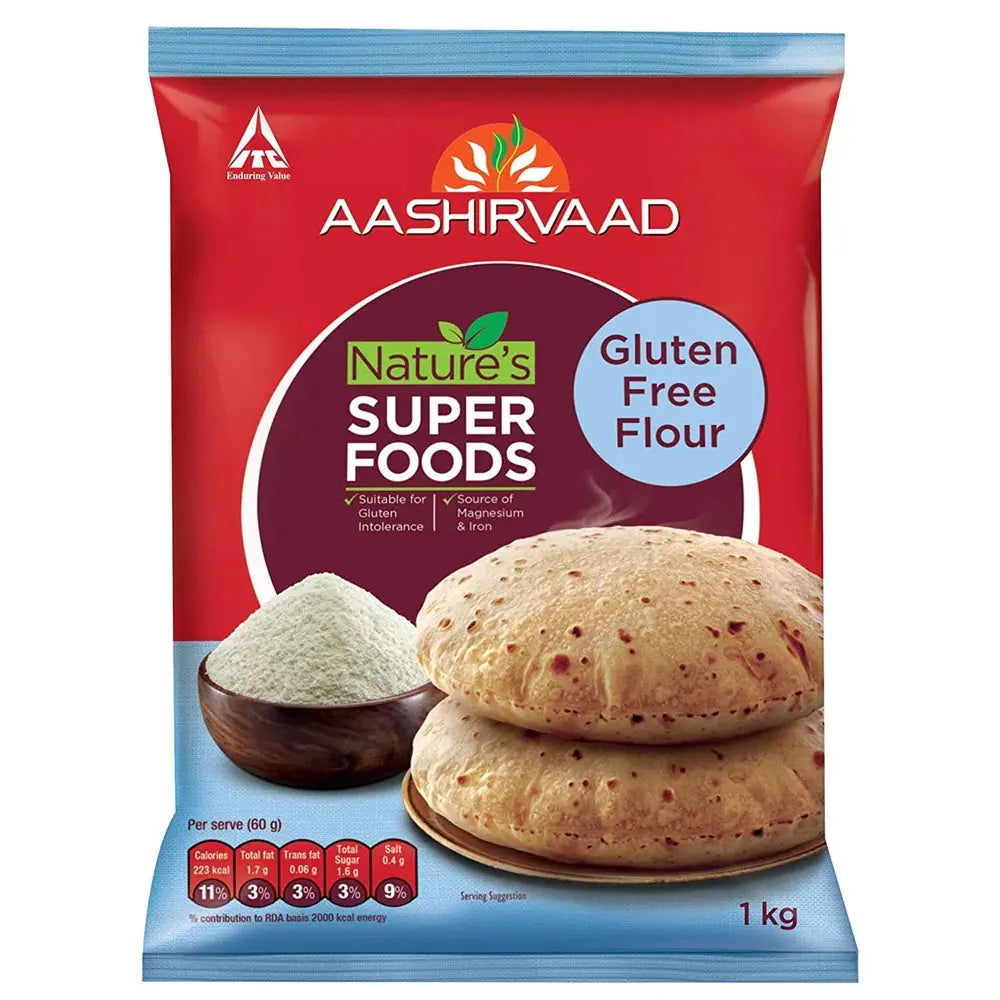 Aashirvaad Nature's Super Foods Gluten Free Flour -2.2 lbs - 1 kg - Mytrendzcart