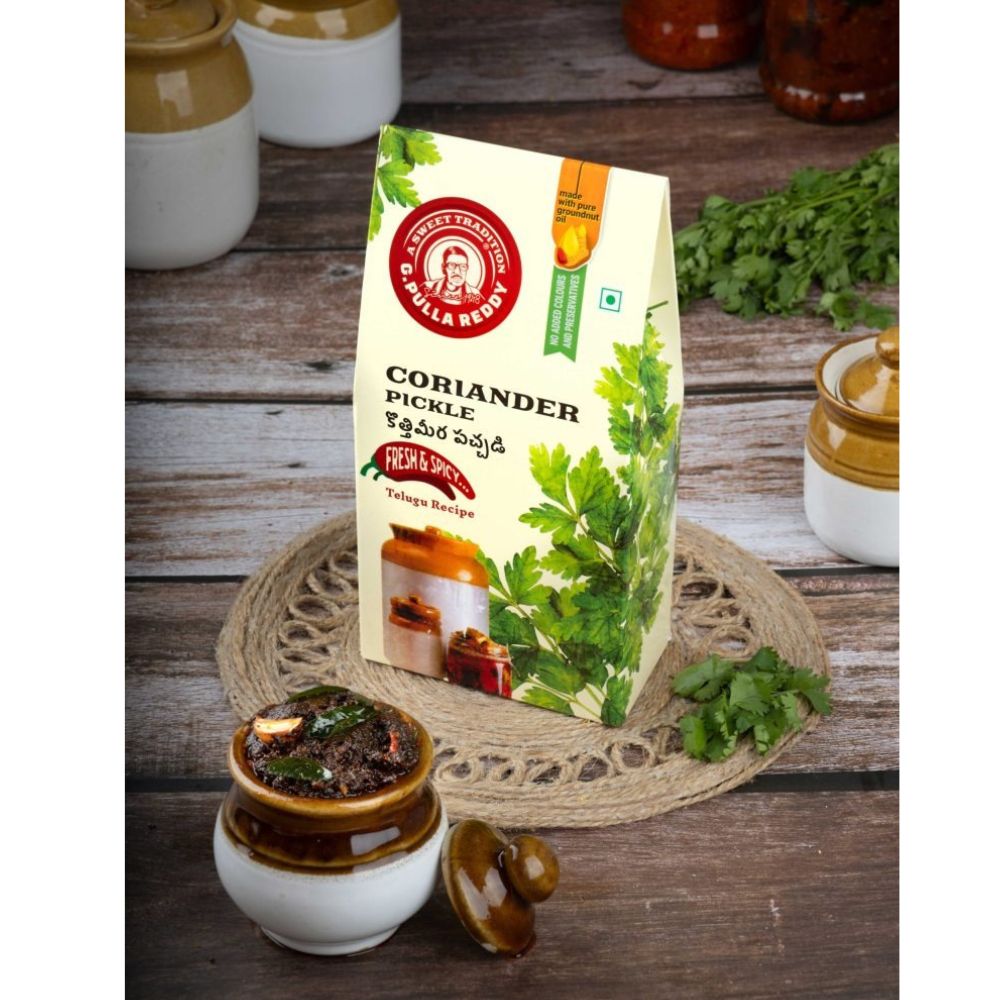 Pulla Reddy Coriander Pickle - Mytrendzcart