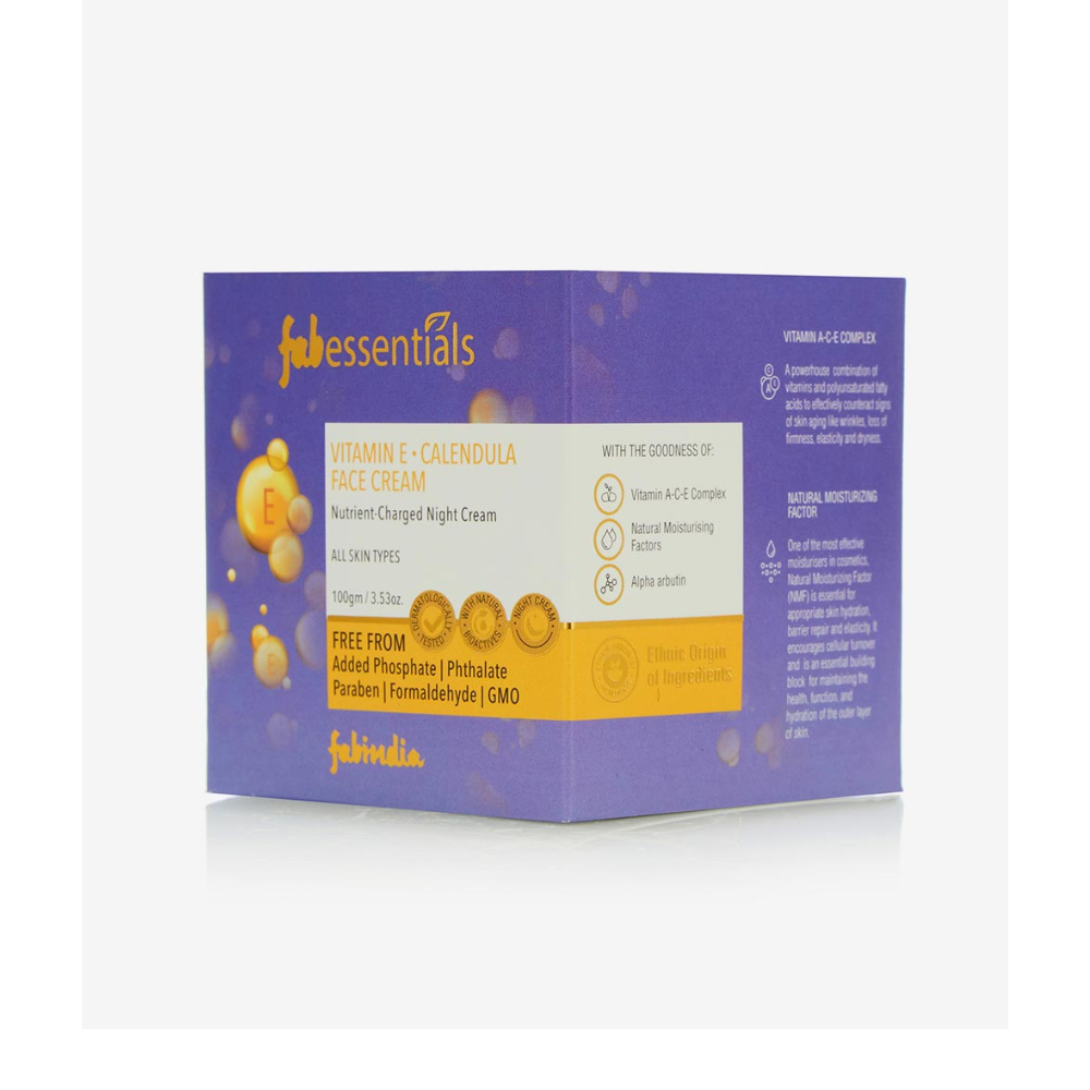 Fabessentials Vitamin E Calendula Face Cream - Mytrendzcart